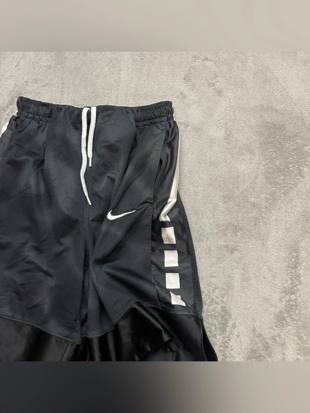Nike Elite Dri-FIT Youth XL Black Basketball Shorts Athletic Black Camo